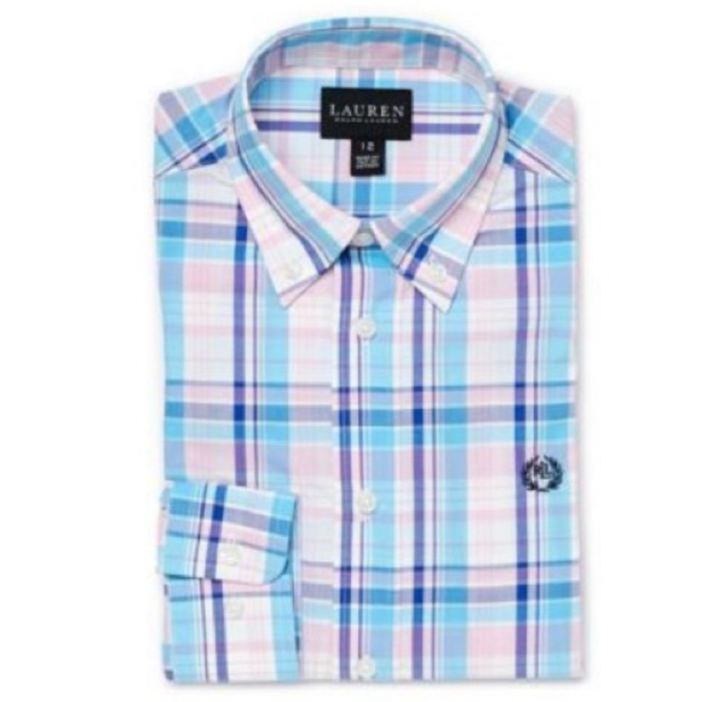 Lauren Ralph Lauren Big Boys Classic Fit Dress Shirts 18R NWT